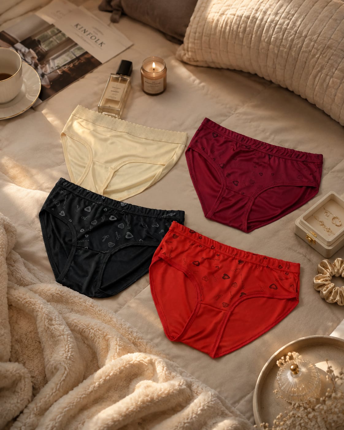 pack of 4 female under wear (random)