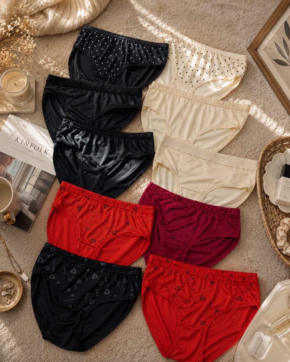 pack of  4  female under wear (random)
